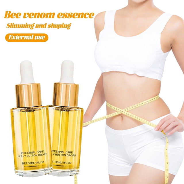 Gotas para el ombligo intestinal de abeja Gotas para el ombligo, gotas para el ombligo de abeja, gotas para el ombligo, reafirmantes y moldeadoras, 30 ml