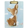 thumbnail image 1 of FMSHPON Cute Deer Bunny Clipboard Hardboard Wood Nursing Clip Board and Pull for Standard A4 Letter 13x9 inches, 1 of 5