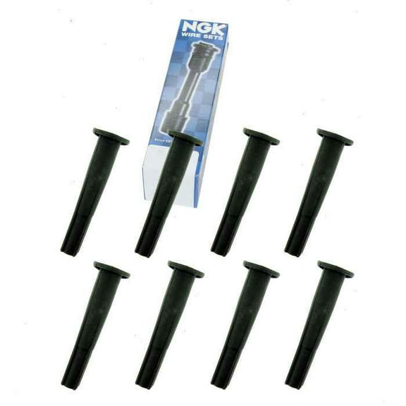 8 pc NGK Ignition Coil Boots compatible with Lexus GS400 4.0L V8 1998-2000