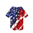 thumbnail image 6 of Dog Sports Shirt, Lightweight Pet Apparel, Breathable Dog T-Shirt with American Flag Print, Red, XXL - For Small Medium Large Dogs, Indoor Outdoor Wear, Daily Walking, Casual Use, 6 of 6