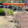 thumbnail image 1 of Phenofice Replacement Basketball Net Metal Basketball Goal Withstands Dunking Golden 1Pack, 1 of 8