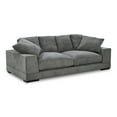 thumbnail image 2 of Moe's Home Collection Plunge Sofa Fabric Gray, 2 of 6