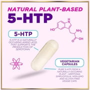 5-HTP Supplement - 200mg per Serving - Extra Strength 5HTP from Griffonia Simplicifolia - Supports Restful Sleep, Natural Calm & Brain Health - 5 Hydroxytryptophan - Bottled in USA - 120 Capsules
