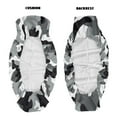 thumbnail image 5 of FKELYI Black Camo Grey Print UTV Seat Cover Waterproof Powersports Seats Covers Anti-Dust Mule Bench Seat Cover Compatible with Mule SX 2017-2023 Interior Decor, 5 of 7