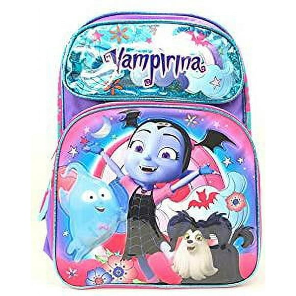 Backpack - Vampirina - Shiny Blue w/Friedns 16" School Bag 151676