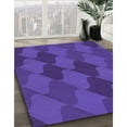 thumbnail image 2 of Ahgly Company Indoor Rectangle Patterned Purple Amethyst Purple Area Rugs, 5' x 8', 2 of 6