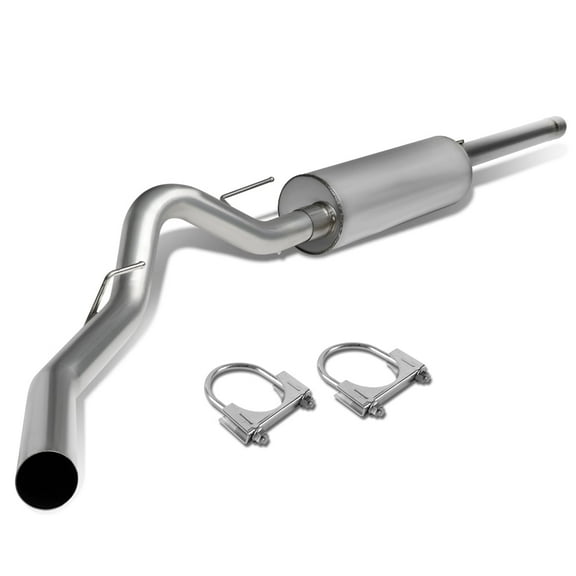 DNA Motoring For 10-14 Ford F150 6.2L V8 Extended Cab Performance Catback Exhaust Muffler System Upgrade