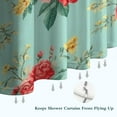 thumbnail image 6 of Pioneer Flower Floral Print Pattern Shower Curtain 36"x72" ,Bathroom Decorative Shower Curtains Set with 12 Hooks,Modern Waterproof Washable Shower Curtain, 6 of 6