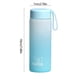 thumbnail image 3 of Fiudx Botella de Agua Deportiva, Recipiente Motivacional de 500 Ml, Diseño Portátil a Prueba de Fugas, Fácil de Limpiar y con Correa de Transporte, Ideal para Uso Doméstico, Fitness Al Aire Libre, Ca, 3 of 6