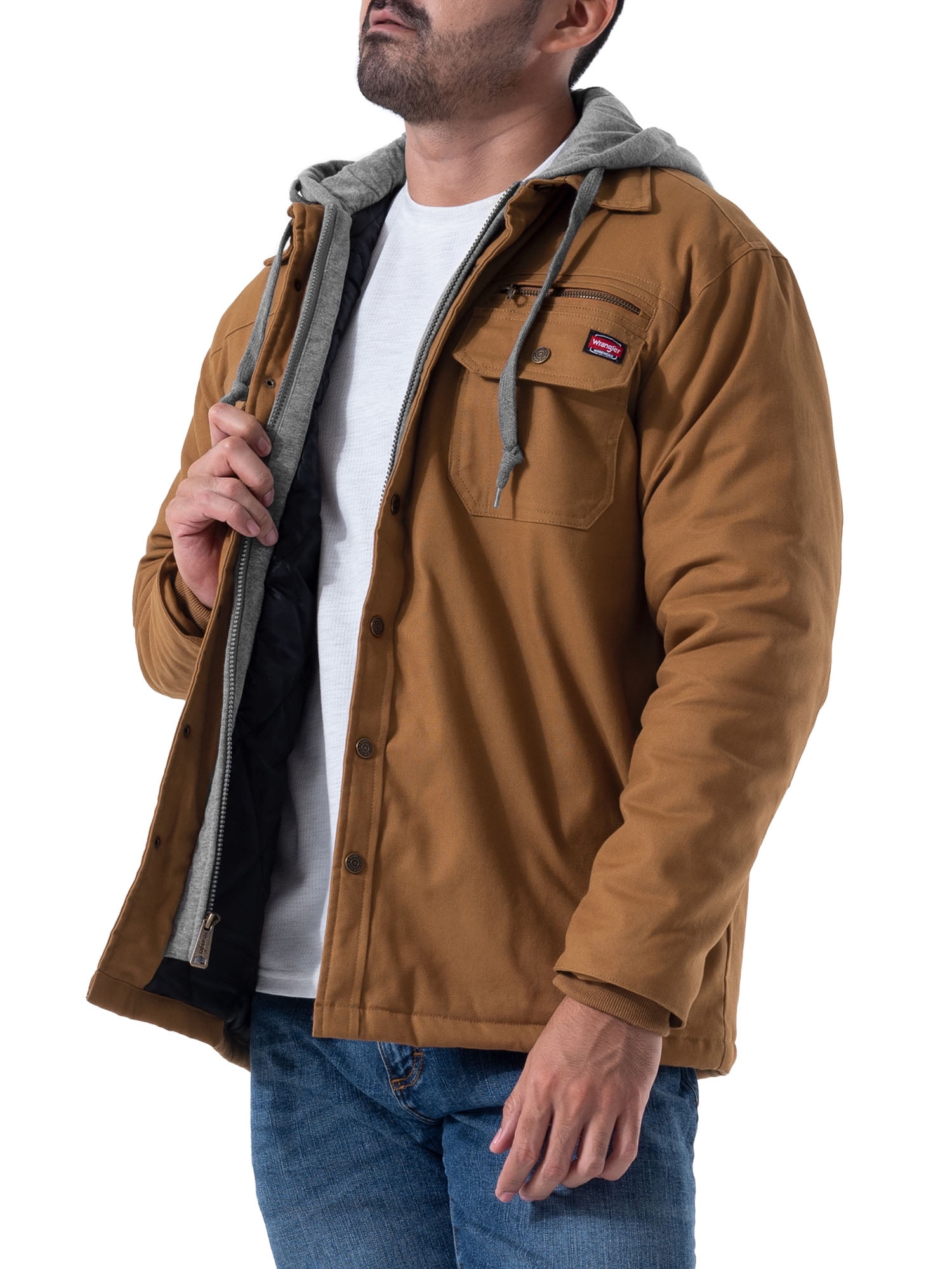 Quilted Lined Shirt Jacket 