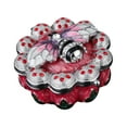 thumbnail image 3 of EHJRE Jewelry Box Crafts Collectible Mini Trinket Box for Souvenir Necklaces Girls red, 3 of 9