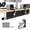 Black, variant on Under Desk Cable Management with No-Drill C-Clamp & Screw Mount, 17'' Metal Under Desk Cord Organizer, Cable Management Tray for Office/Home workspace