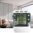 thumbnail image 6 of Triple Kitchen Timer Digital 3 Channel Alarm Timer Electronic Countdown Clock, 6 of 14