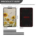 thumbnail image 3 of Yuyamidu Fall Sunflower RV Door Window Shade Butterfly RV Blackout Window Cover, UV Rays Protection Camper Trailer Window Cover Easy to Install RV Camper Accessories, 3 of 7