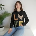 thumbnail image 4 of Vintage Chicken Lover Sweatshirt for Women Chickens Hen Shirt Gift Ideas, 4 of 6