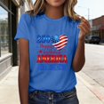 thumbnail image 2 of 250 Years of Freedom Short Sleeve Tee – Women's USA 250th Anniversary Shirt, American Eagle Patriotic Top, Casual Wear for 2026 Events,Independence Day Gift Recommendations(Blue,XXXL), 2 of 4