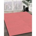 thumbnail image 3 of Ahgly Company Machine Washable Indoor Rectangle Transitional Fire Engine Red Area Rugs, 6' x 9', 3 of 7