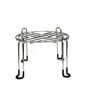 berkey stainless steel wire stand with rubberized non-skid feet for big berkey and other medium sized gravity fed water filters