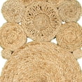 thumbnail image 4 of LR Home Natural Jute Braided Table Runner, 1'-4" x 6'-8", 2 Piece, 4 of 8