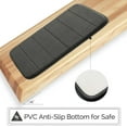 thumbnail image 3 of 3 Pcs Memory Foam Bath Mats Soft Absorbent Bathroom Rugs,Machine Washable Easy to Clean, Dark gray, 3 of 9
