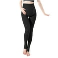 thumbnail image 2 of Sakmal Plus Size Fleece Lined Black Tights Women Thermal Maternity Pantyhose Soft Women's Tight, 2 of 8
