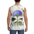 thumbnail image 4 of Fotbe Men's Vintage Flower Print Men's Sleeveless Muscle Tank Tops Casual T-Shirts for Gym Workout Beach-XX-Large, 4 of 8