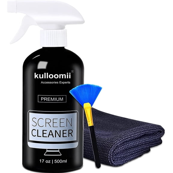 kulloomii Screen Cleaner Spray and Wipe Screen Electronic Cleaning Kit