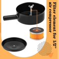 thumbnail image 2 of 2 Pcs Air Compressor- with 6 Pcs Air Compressor Intake Filter, 2 of 6