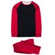 thumbnail image 2 of Conjunto de pijama de manga larga para hombre, blusa de color liso, camisa y pantalones de poliéster, para Navidad, 2 of 5