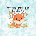 thumbnail image 4 of Inktastic My Big Brother Loves Me Little Fox Boys or Girls Baby Bodysuit, 4 of 5