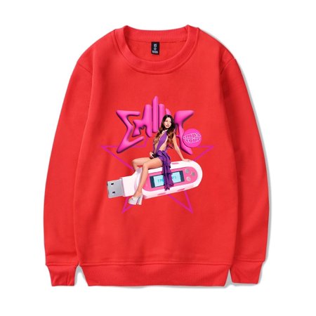 Emilia Mernes Merch Mp3 Tour Crewneck Argentine Music Men Women Long Sleeve Hoodie Streetwear Pullover Top