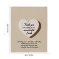 thumbnail image 3 of Heart Shaped Cards Acrylic Scripture Souvenir with "Friends Always Love Each Other" Inspirational Gift for Friend, 3 of 7