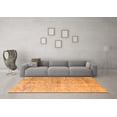 thumbnail image 3 of Ahgly Company Indoor Rectangle Oriental Orange Industrial Area Rugs, 7' x 9', 3 of 4