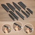 thumbnail image 7 of Uxcell Safety Knife Cover Sleeves for Carving Knife, ABS Universal Knife Sheath Edge Guard Blade Protector for Kitchen 5, 7 of 7
