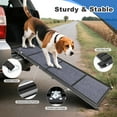 thumbnail image 4 of PERIMIDOME 63"  Foldable Dog Ramp for Large Dogs, Portable Aluminum Pet Ramp Stairs with Non-Slip Surface, 4 of 7