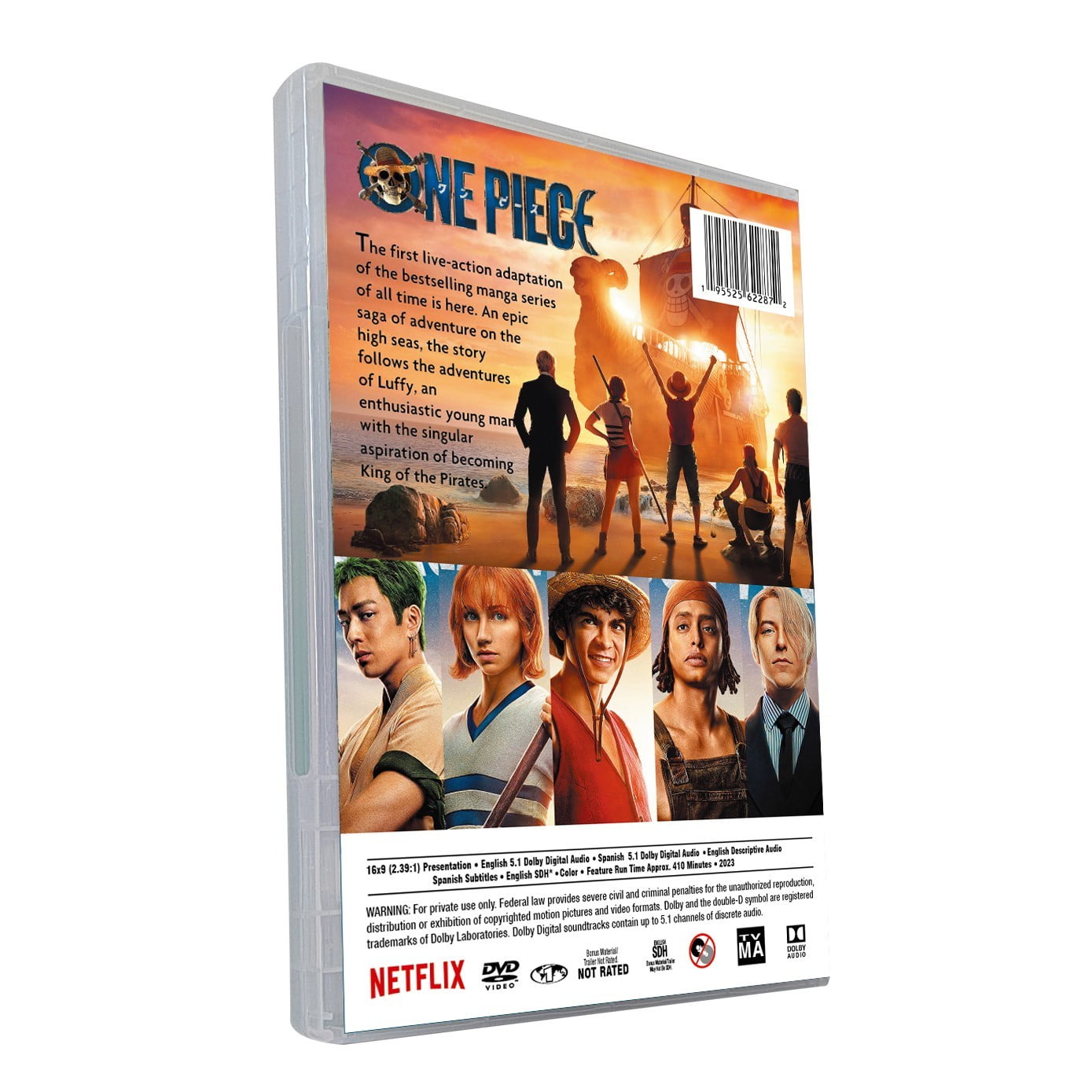 ONE PIECE - LIVE ACTION Season 1 (DVD, 2023 , 3-Disc Set