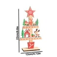 thumbnail image 3 of putnchl Christmas Tabletop Decorations Christmas Wooden Signs Table Decor Wooden Christmas For Party Tabletop Handmade Wood Trees With Bases For Home Desk Decor, 3 of 3