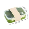 thumbnail image 3 of HOZVOMI Portable Compartmentalised Lunch Box with Leak-Proof Lid, Plastic Food Storage Container for Lunch/Fruit/Prep, 22.5x16x7cm (1PC), 3 of 6