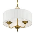 thumbnail image 6 of 41773-48 Livex Lighting Edinburgh - 3 Light Pendant In Transitional Style-14 Inches Tall and 16 Inches Wide-Antique Gold Leaf Finish    -Traditional, 6 of 10