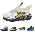 thumbnail image 2 of Otqutp Boys Running Sneakers Non-Slip Casual Sport Shoes Kids Lightweight Breathable Gym Athletic Shoes 4-14.5 Years, 2 of 4