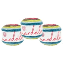 Lion Brand Yarn Mandala Kappa Light Acrylic Yarn 3 Pack