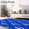 thumbnail image 2 of ODIKA 8'x10' Machine Washable Non-Slip Area Rug, Magical Winter Enchantment Spectacular Adornment High Traffic Rug with Pad, Blue, 507637, 2 of 8