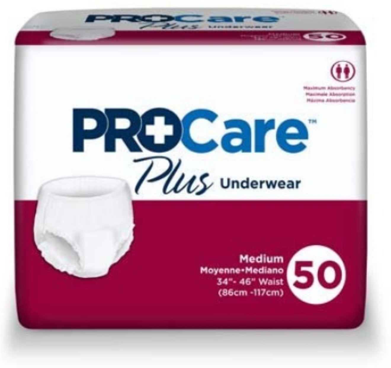 ProCare Protective Underwear, Medium 34 To 46 Inches