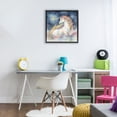 thumbnail image 3 of Stupell Industries Eclectic Unicorn Floating on the Clouds Black Floating Frame Canvas Art, 18 x 18, by Creative Studio, 3 of 8