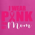 thumbnail image 6 of Wild Bobby I Wear Pink for My Mom Survivor Awareness Breast Cancer Awareness Women Graphic Long Sleeve T-Shirt, Fuschia, Small, 6 of 6