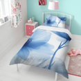 thumbnail image 4 of Blue Pioneer Flower Duvet Cover and Pillowcase Set for Single Bedding, Bedroom Accessories for Kids Teens, 4 of 5