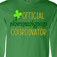 thumbnail image 4 of Inktastic Official Shenanigans Coordinator St. Patrick's Day Long Sleeve T-Shirt, 4 of 5