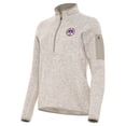 thumbnail image 2 of Women's Antigua Oatmeal Los Angeles Sparks Fortune Half-Zip Pullover Jacket, 2 of 3