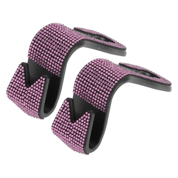 Ganchos de reposacabezas de asiento de automóvil universal Unique Bargains 2 Pcs
