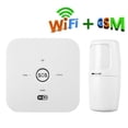 thumbnail image 2 of Tuya Smart WIFI GSM sistema de alarma de seguridad para el hogar PIR para Alexa para Google Assistant 100-240V US, 2 of 14